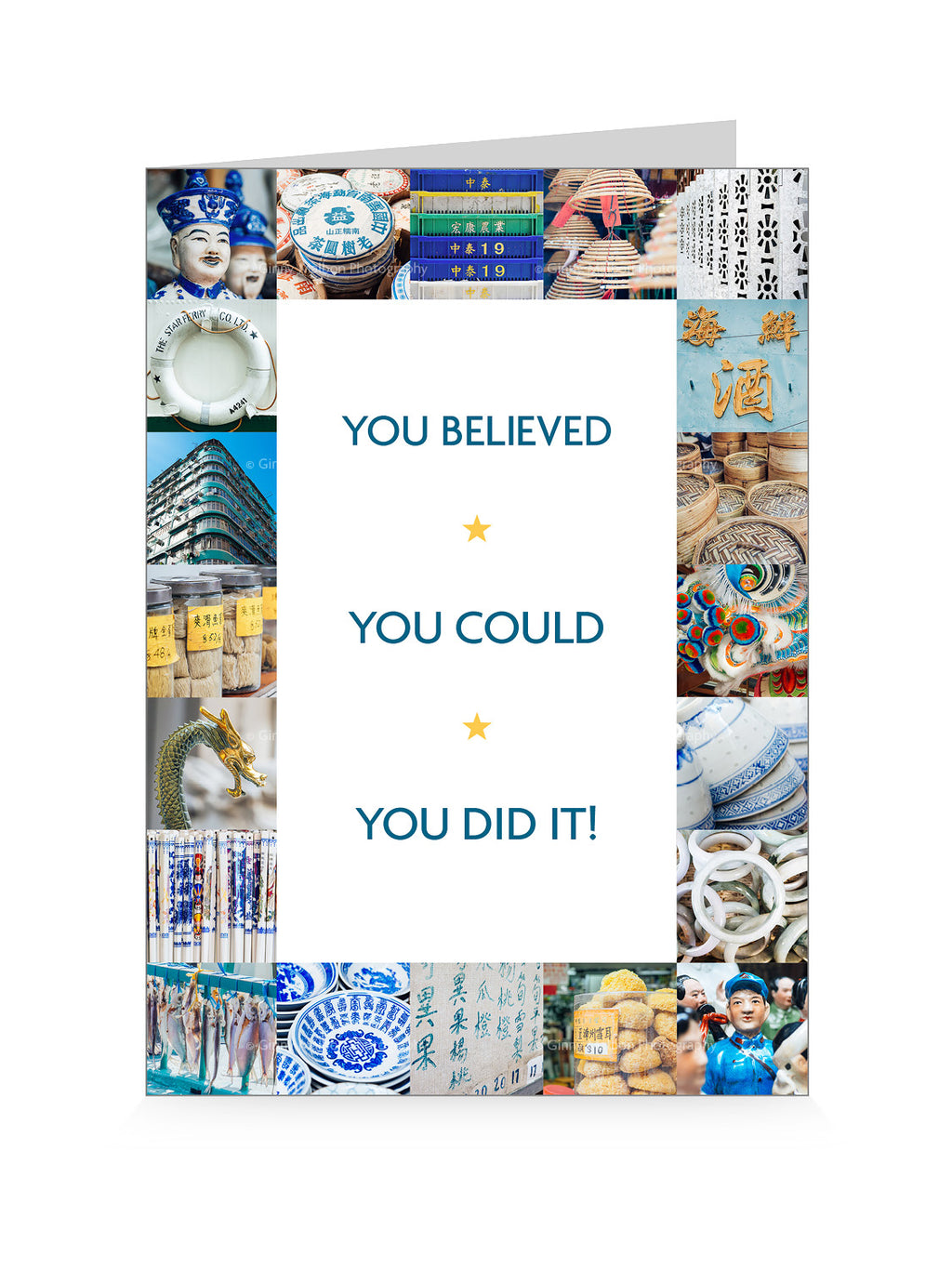 Congratulations Card (You Believed, You Could, You Did it!)