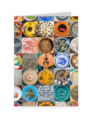 Hong Kong Multi Circles Greeting Card